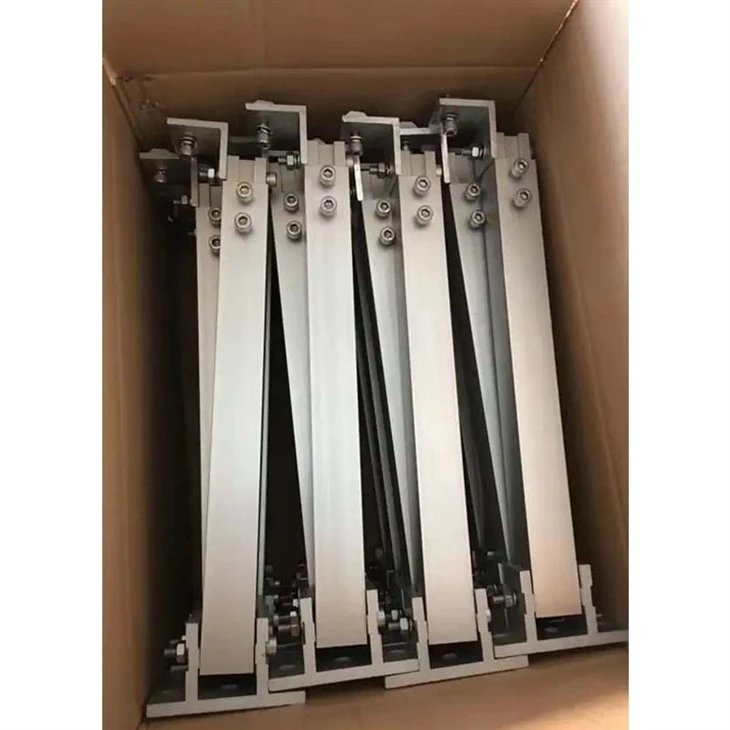 Solar panel roof rack parts
